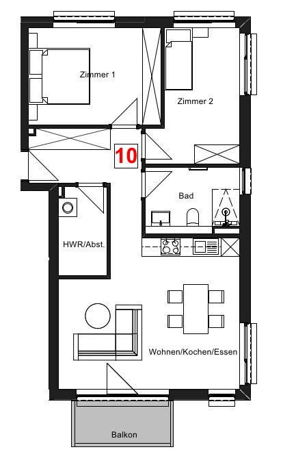 Bild des Grundrisses